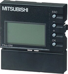 HMI дисплеи с клавиатурой FX33-5DM Mitsubishi FX3G Series, FX3GE Series Backlit STN LCD HMI Panel, 5 V dc Supply, 49.4