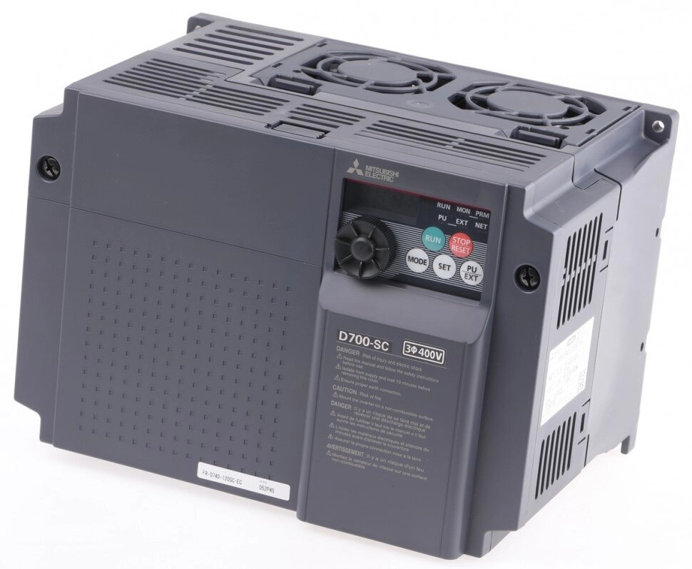 Инверторные приводы FR-D740-120SC-EC Mitsubishi FR-D740 Inverter Drive 5.5 kW No, 3-Phase In, 400 V ac, 12 A, 0.2 от компании Alianza - Комплексные поставки - фото 1