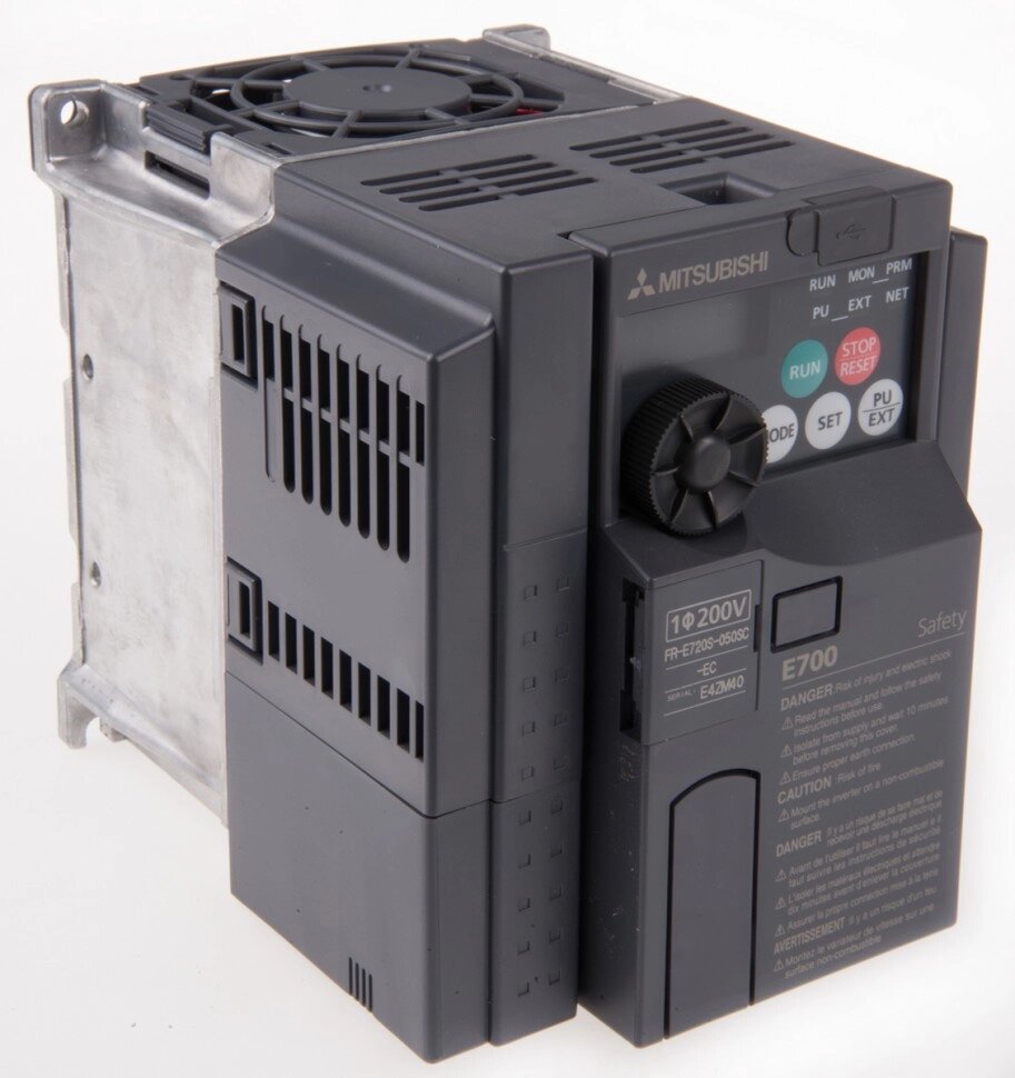 Инверторные приводы FR-E720S-050SC-EC Mitsubishi FR-E720S Inverter Drive 0.75 kW, 1-Phase In, 230 V ac, 5 A, 0.2  400Hz от компании Alianza - Комплексные поставки - фото 1