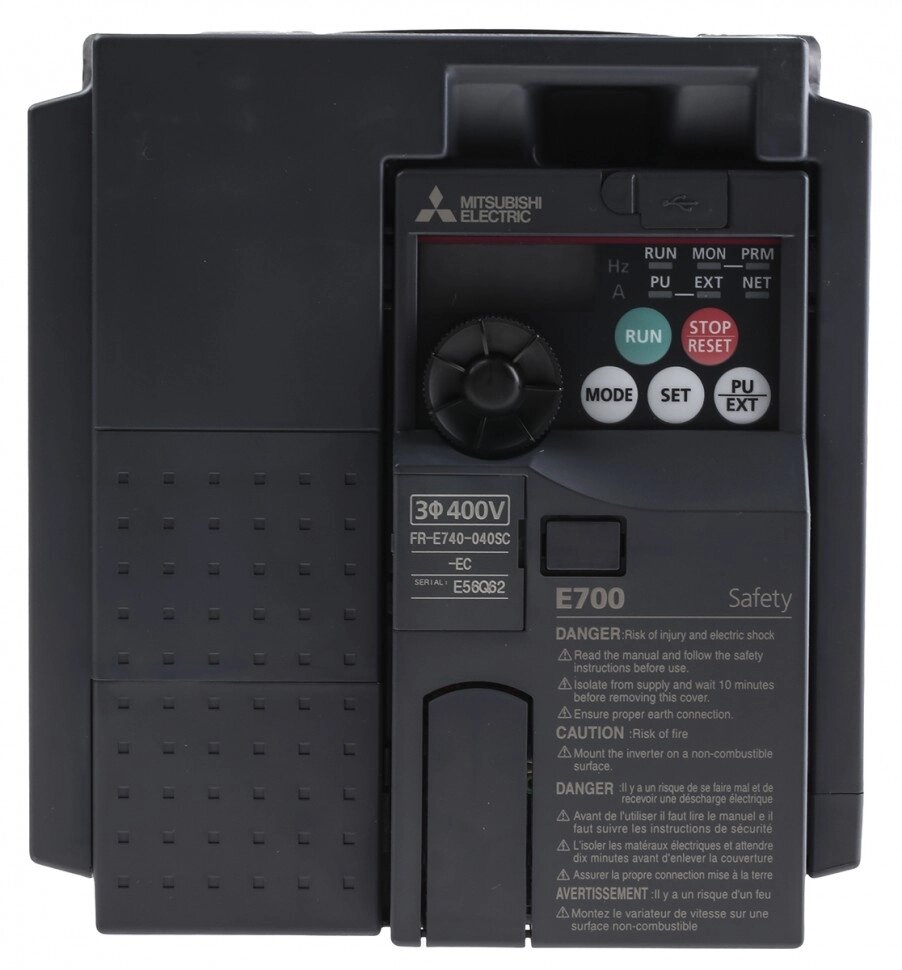 Инверторные приводы FR-E740-040SC-EC Mitsubishi FR-E740 Inverter Drive 1.5 kW, 3-Phase In, 400 V ac, 4 A, 0.2  400Hz Out от компании Alianza - Комплексные поставки - фото 1