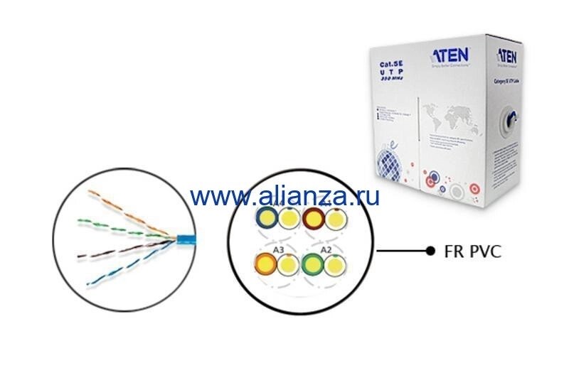 Кабель Cat 5e ATEN 2L-2801 / 2L-2801 от компании Alianza - Комплексные поставки - фото 1