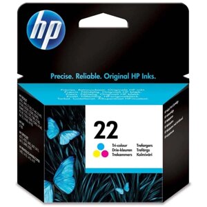 Картридж 22 для HP DeskJet F380, F2180, F2280, PSC 1410 C9352AE цветной