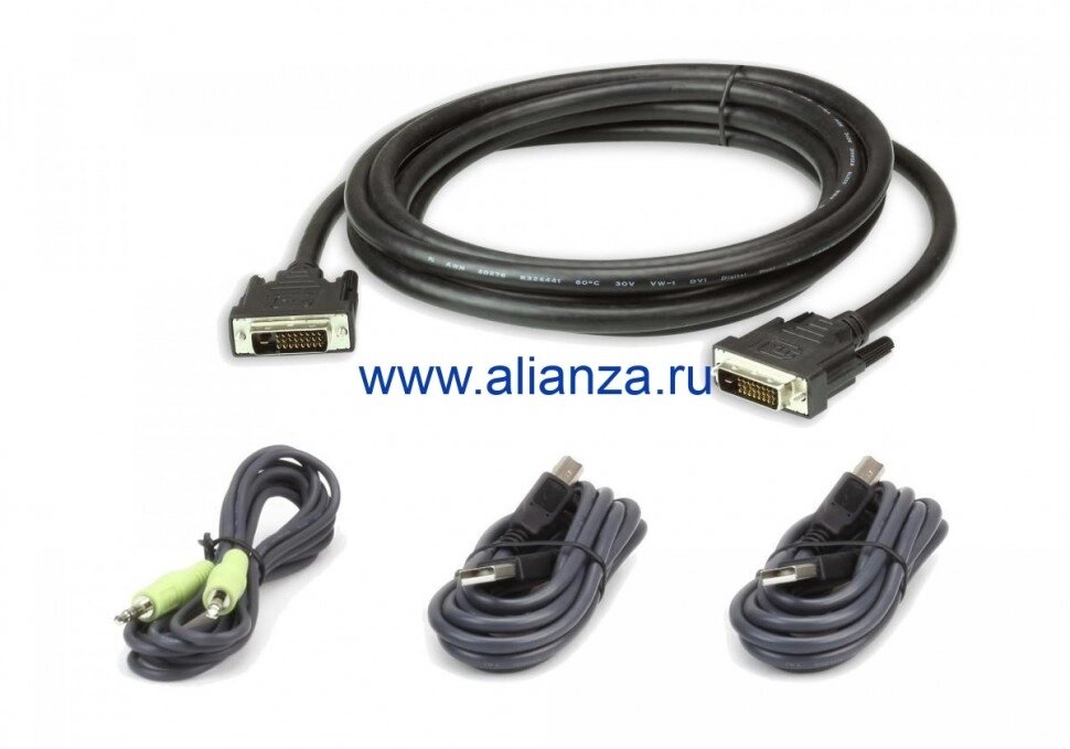 KVM кабель ATEN 2L-7D03UDX4 / 2L-7D03UDX4 от компании Alianza - Комплексные поставки - фото 1