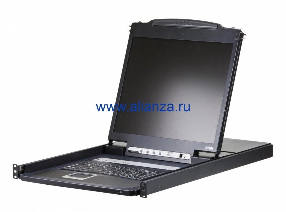 KVM консоль с переключателем ATEN CL1308N / CL1308N-ATA-RG от компании Alianza - Комплексные поставки - фото 1