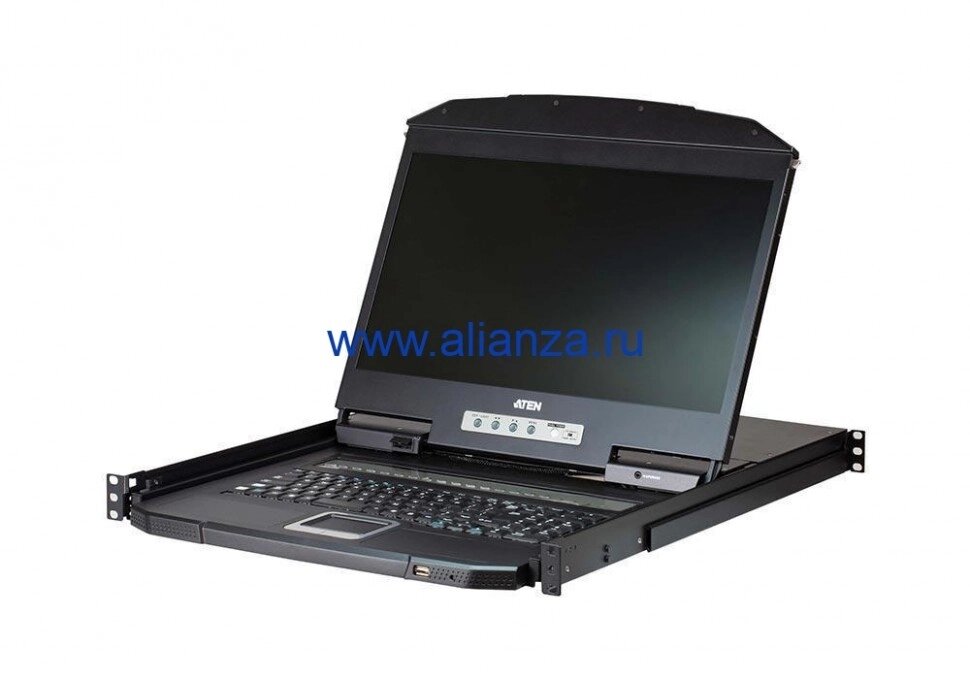 KVM Консоль с переключателем ATEN CL3108NX / CL3108NX-ATA-RG от компании Alianza - Комплексные поставки - фото 1