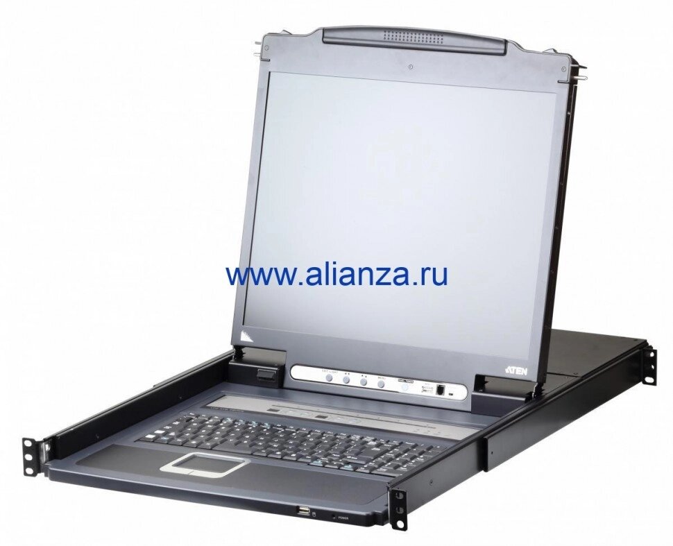 KVM консоль с переключателем ATEN CL5708IN / CL5708IN-ATA-RG от компании Alianza - Комплексные поставки - фото 1