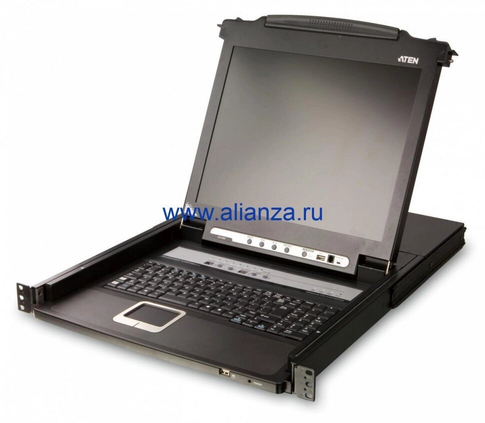 KVM консоль с переключателем ATEN CL5708M / CL5708M-ATA-RG от компании Alianza - Комплексные поставки - фото 1