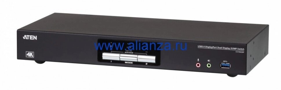 Настольный KVM переключатель ATEN CS1942DP / CS1942DP-AT-G от компании Alianza - Комплексные поставки - фото 1