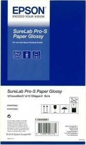 Бумага Epson Бумага SureLab Pro-S Paper Glossy 5 x 65м (254 г/м2) (2 рулона) BP (арт. C13S450061BP)