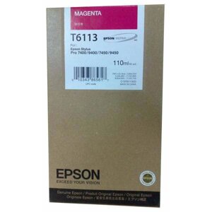 Оригинальный струйный картридж Epson T611300 Magenta (арт. C13T611300)