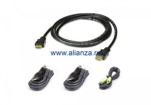 KVM кабель ATEN 2L-7D02UHX4 / 2L-7D02UHX4