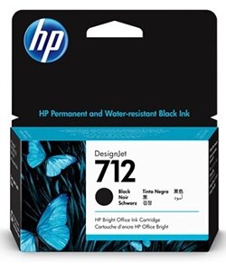 Оригинальный струйный картридж HP 712 Black (черный) (арт. 3ED70A)
