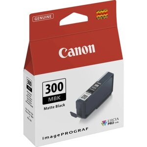 Оригинальный картридж Canon PFI-300 MBK Матовый черный (Matte Black) (арт. 4192C001)