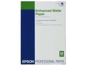 Бумага Epson Enhanced Matte Paper 192 гр/м2, 420 мм х 594 мм (арт. C13S042095)