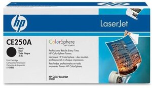 Картридж HP Color LaserJet CE250A Black Print Cartridge (арт. CE250A)