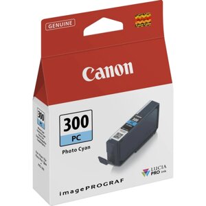 Оригинальный картридж Canon PFI-300 PC Фото-голубой (Photo Cyan) (арт. 4197C001)