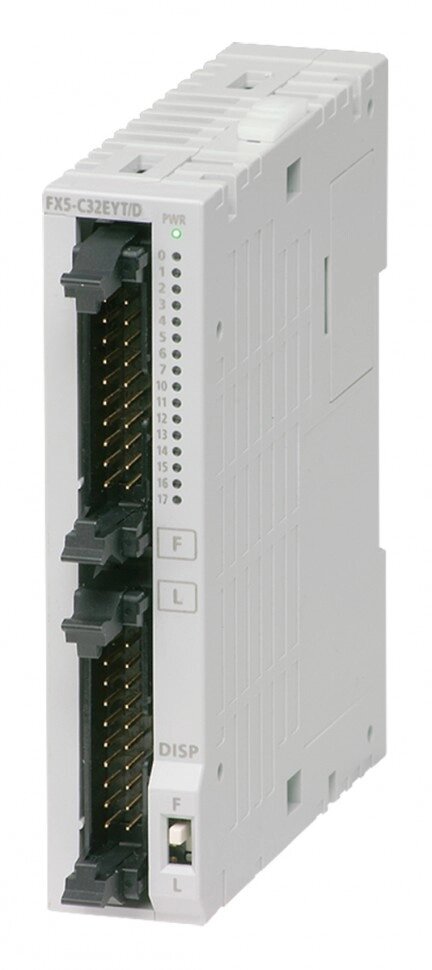 ПЛК: Модули ввода/вывода FX5-32ER/ES Mitsubishi FX5 PLC I/O Module 16 Inputs, 16 Outputs 100  240 V ac, 150 x 90 x 83 mm от компании Alianza - Комплексные поставки - фото 1