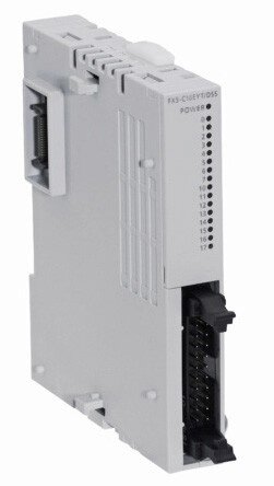 ПЛК: Модули ввода/вывода FX5-C16EYT/DSS Mitsubishi FX5 Digital I/O Module 16 Outputs 800 mA 24 V dc, 20.1 x 90 x 87 mm от компании Alianza - Комплексные поставки - фото 1