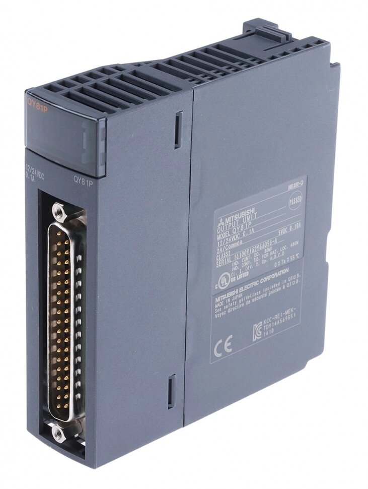 ПЛК: Модули ввода/вывода QY81P Mitsubishi MELSEC Q PLC I/O Module 32 Outputs 12  24 V dc, 98 x 27.4 x 90 mm от компании Alianza - Комплексные поставки - фото 1