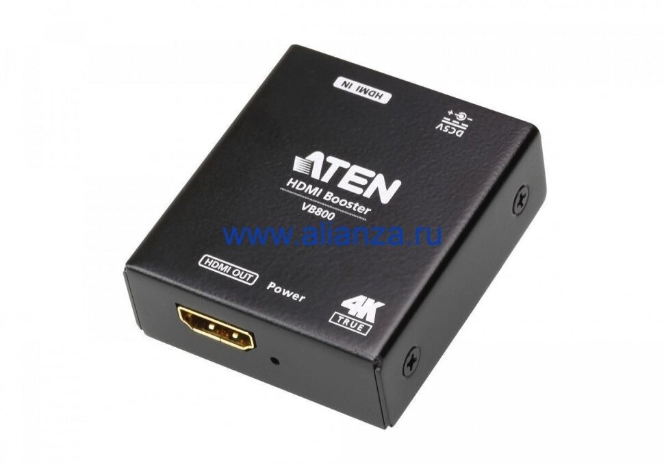 Повторитель HDMI-сигнала с поддержкой True 4K ATEN VB800 / VB800-AT-G от компании Alianza - Комплексные поставки - фото 1