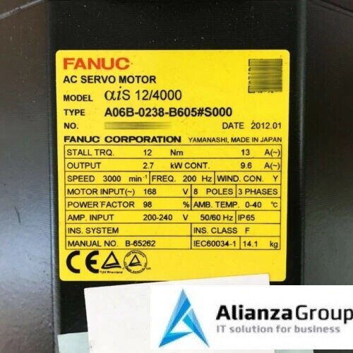 Сервомотор FANUC A06B-0238-B605#S000 от компании Alianza - Комплексные поставки - фото 1