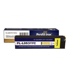 Струйный картридж L0S31YC (976Y) с чернилами ProfiLine желтый