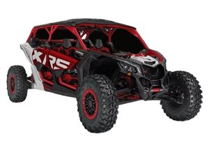 МОТОВЕЗДЕХОД CAN-AM MAVERICK X3 MAX X RS TURBO RR с Smart-Shox ЧЕРНО-КРАСНЫЙ С СЕРЕБРОМ 2024 INT 2024
