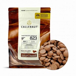 Шоколад молочный Callebaut Select (нат. ваниль, какао 33,6%) 2,5 кг