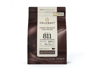 Шоколад темный Callebaut (нат. ваниль, какао 54,5%) 2,5 кг