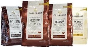 Шоколад темный Callebaut (нат. ваниль, какао 54,5%2,5 кг