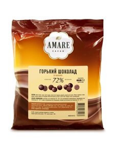 Amare шоколад "Горький 72%в каплях