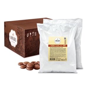 Amare шоколад молочный "Эквадор 45% какао", капли 20 мм