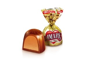 Конфеты шоколадные "Амаре" с начинкой со вкусом топленого молока