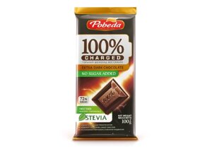Шоколад "Горький без добавления сахара 72 % какао "Чаржед"