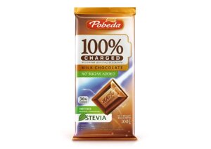 Шоколад "Молочный без добавления сахара 36 % какао "Чаржед"