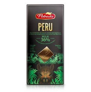 Шоколад молочный "Перу", 36%