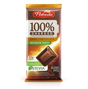 Шоколад "Темный без добавления сахара 57 % какао"Чаржед"