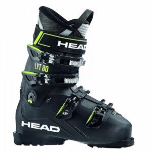 Ботинки горнолыжные Head 20-21 Edge Lyt 80 Black/Yellow