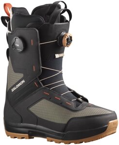 Ботинки сноубордические Salomon 22-23 Echo Dual Boa Wide Army Green-X/Black/Rainy Day