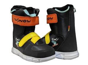 Ботинки сноубордические WS COOL KID Bk/Ye/Or