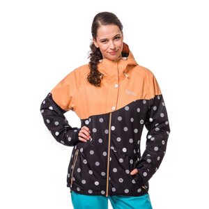 Куртка для сноуборда Horsefeathers Womens Jacket Coralie Black Dots