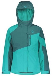 Куртка горнолыжная Scott Jacket G's Vertic Dragonfly Green/Sky Blue