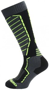 Носки горнолыжные Blizzard Profi Ski Socks Black/Anthracite/Signal Yellow