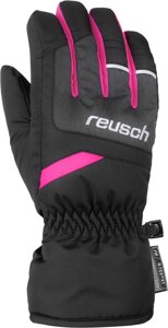Перчатки Reusch 21-22 Bennet R-Tex XT Junior Black/Black Melange/Pink Glo