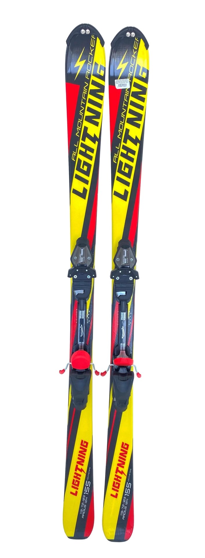 Горные лыжи с креплениями Lightning Xwing All Mountain 72 Black/Yellow + кр. Snoway SX 10 - розница