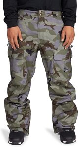 Штаны для сноуборда DC 22-23 Code Shell M Snow Pants Woodland Camo Castlerock