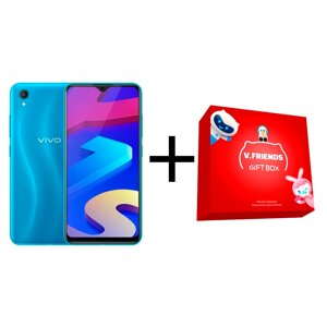 Смартфон Vivo Y1s 2/32Gb Ripple Blue + Vivo Gift Box Small Red