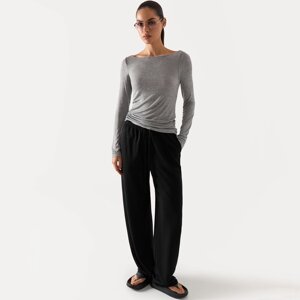 Брюки женские, р. XL, вискоза/нейлон, черные, Madi