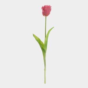 Цветок искусственный, 39 см, пластик/металл, Лиловый тюльпан, Tulip garden