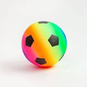Мяч, 14 см, ПВХ, неоновый, Футбол, Game Neon